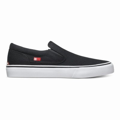 DC Trase Slip-On Férfi Tornacipő Fekete/Fehér (FLGK48107)